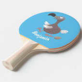 ドーおもしろいドバードマンガイラストレーション 卓球ラケット (正面アングル)