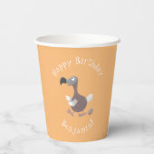 ドーおもしろいドバードマンガイラストレーション 紙コップ (裏面)