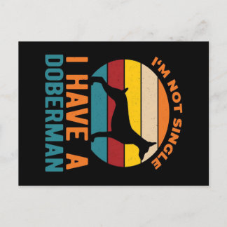 ドーおもしろいバーマン引用文私はドバーマンを持っている シーズンポストカード