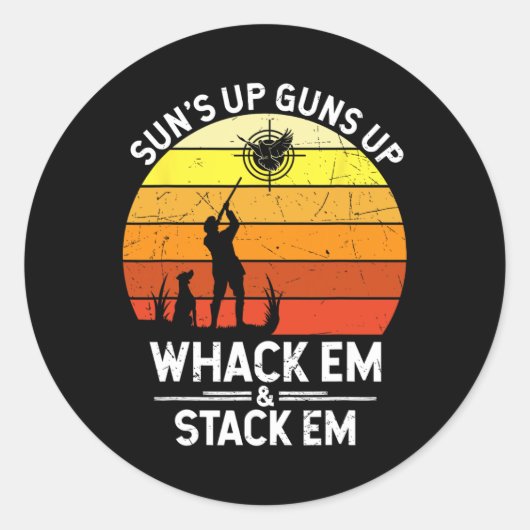 ドーおもしろいブ狩り – ドー狩りシーズン ラウンドシール (正面)