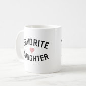 ドーお気に入りのターファミリー懇親会おもしろい贈り物 コーヒーマグカップ (正面左)