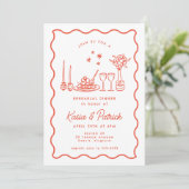 ドーお洒落ルのリハ結婚ーサルディナー 招待状 (スタンド正面)