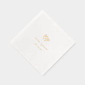 ドーお洒落ルハート結婚ズ 箔ナプキン (右)