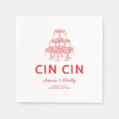 ドーお洒落ル結婚ズ スタンダードカクテルナプキン (正面)