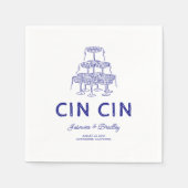 ドーお洒落ル結婚ズ スタンダードカクテルナプキン (正面)