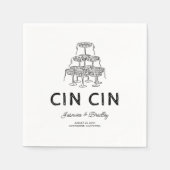 ドーお洒落ル結婚ズ スタンダードカクテルナプキン (正面)