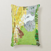 ドーと子鹿 アクセントクッション (正面(垂直))