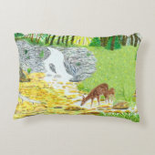 ドーと子鹿 アクセントクッション (裏面)