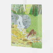 ドーと子鹿 ガラスオーナメント (正面左)