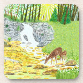 ドーと子鹿 コースター