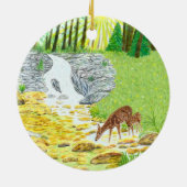 ドーと子鹿 セラミックオーナメント (裏面)