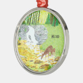 ドーと子鹿 メタルオーナメント (左)