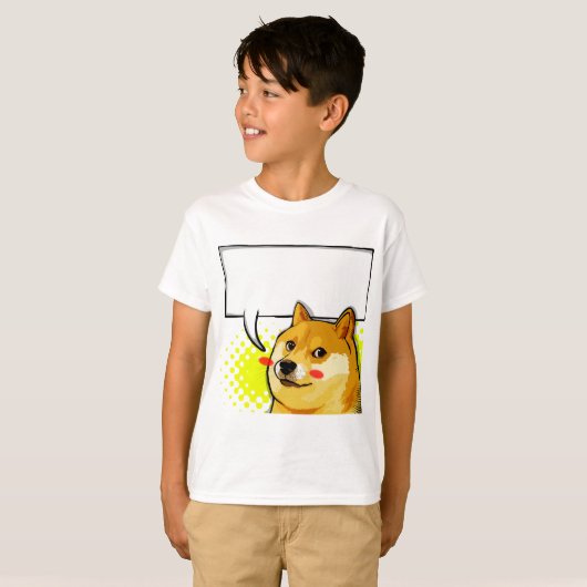 ドーカスタマイズジミーム独自の文字ミームを追加 Tシャツ (正面フル)