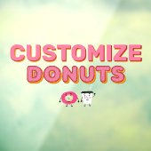 ドーカスタマイズノットショップスプリンクルドーとコーヒー ウィンドウサイン (シート3)