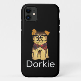 ドーキーおもしろいヨークシャーテリアドッグ iPhone 11 ケース