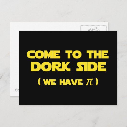 ドークサイドに来て πがある ポストカード (正面/裏面)