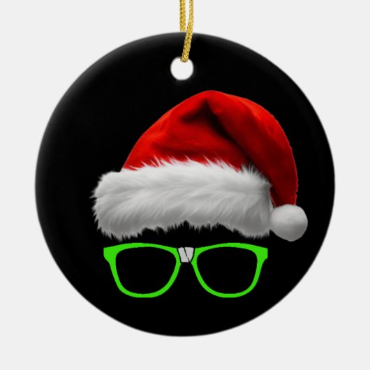 ドーク・クリスマス・イブ セラミックオーナメント (正面)