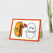 ドーグが起きてる？我々はケチャップに時間をマスタード カード (正面)