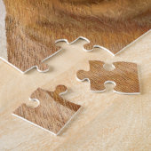 ドーグ·ド·ボルドーズ絵画-かわいいオリジナル·ドッグ·アート ジグソーパズル (側面)