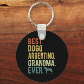 ドーゴアルゼンチーノグランマリーバー愛犬家母ダ キーホルダー (正面)