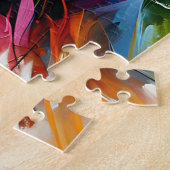 ドーゴアルゼンチーノドッグアクリルプリント | カラフル ジグソーパズル (側面)
