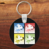 ドーゴアルゼンチーノポップ・アートのアート キーホルダー (正面)