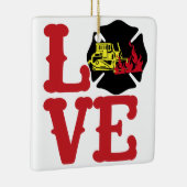 ドーザーと炎との炎の愛[FL15] セラミックオーナメント (右)