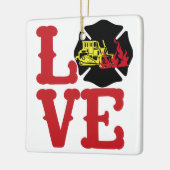 ドーザーと炎との炎の愛[FL15] セラミックオーナメント (左)