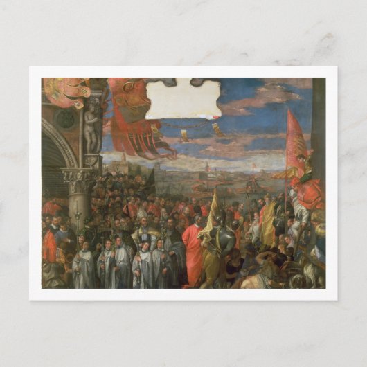 ドージアンドレアコンタリーニが勝利を得た ポストカード (正面)