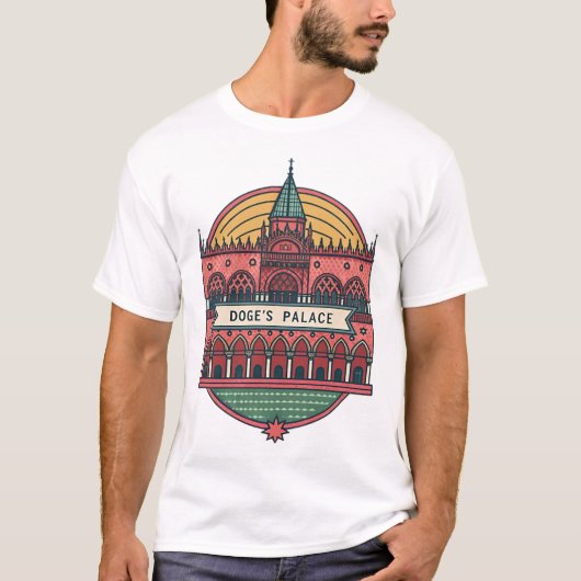 ドージェ宮 Tシャツ (正面)