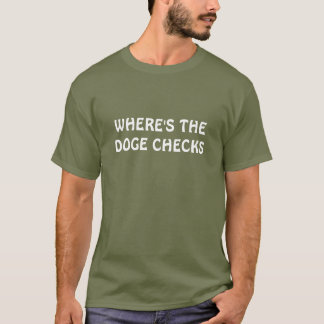 ドージコインの小切手はどこ? Tシャツ