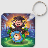 ドージコイン卒業 キーホルダー (裏面)