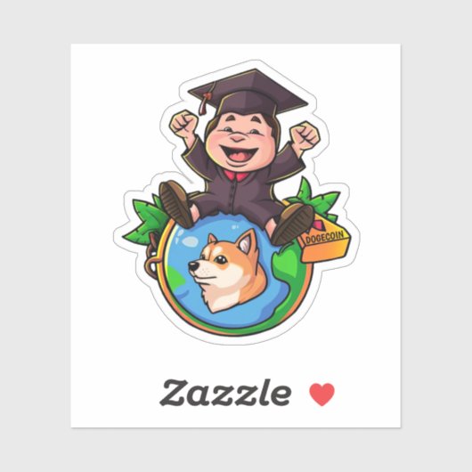 ドージコイン卒業 シール (シート)