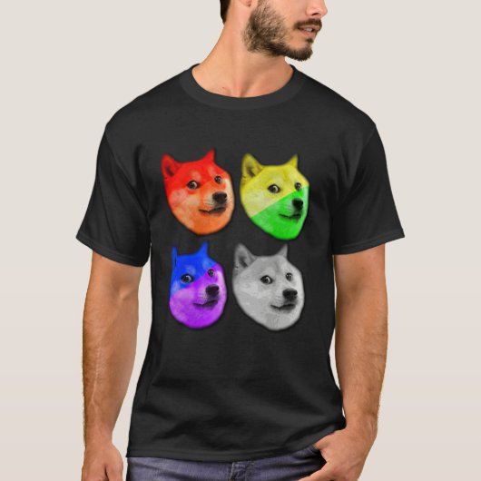 ドージコイン Doge ホールド 暗号資産 メーム DoGZilla S イヌ Tシャツ (正面)