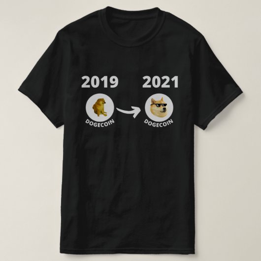 ドージコイン Tシャツ (デザイン正面)