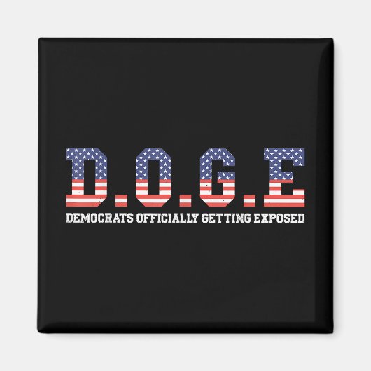 ドージミーム民主党が公式にアメリカにさらされる マグネット (正面)