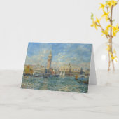 ドージュズパレス,ヴェネツィア – ピエール・オーギュストルノアール カード (黄色い花)