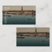 ドージュパレスヴェネツィアイタリアフォトクロムヴィンテージ 名刺 (正面/裏面)