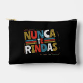 ドースペインのプ与え引用文- Nunca Te Rindas アクセサリーポーチ (正面)