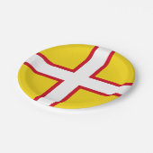 ドーセット国旗の紙プレート ペーパープレート (アングル)