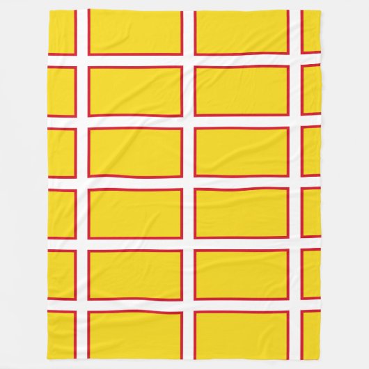 ドーセット国旗フリースブランケット フリースブランケット (正面)