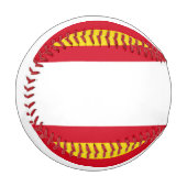 ドーセット州旗（イギリス郡） 野球ボール (正面左)