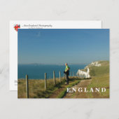 ドーセット海岸 ポストカード (正面/裏面)
