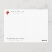 ドーセット海岸 ポストカード (裏面)