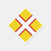 ドーセット紙ナプキンス国旗 スタンダードカクテルナプキン (角)