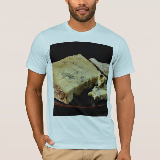 ドーセット青いVinny (Vinney)のチーズ Tシャツ (正面)