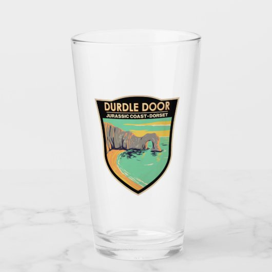 ドーセット・イングランドのジュラシック海岸のダードルドア タンブラーグラス (正面)