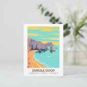 ドーセット・イングランドのジュラシック海岸のダードルドア ポストカード (スタンド正面)