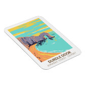 ドーセット・イングランドのジュラシック海岸のダードルドア マグネット (右側)