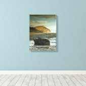 ドーセット・ゴールデン・キャップ キャンバスプリント (インサイチュ (ウッドフロア))